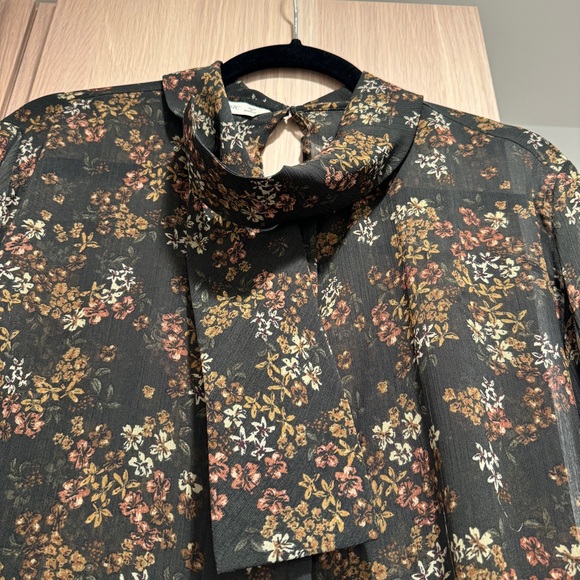 Zara Women’s Printed Long Sleeve Blouse - L - Picture 3 of 8